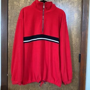 Bogner Men’s 1/2 Zip Fleece Sweatshirt Red